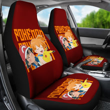 Load image into Gallery viewer, Anime Misty Pikachu Ash Pokemon Car Seat Covers Pokemon Car Accessorries Ci111204