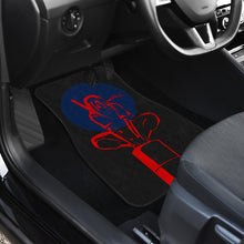 Load image into Gallery viewer, Naruto Anime Car Floor Mats - Uchiha Itachi Sitting Minimalist Red Artwork Car Mats Ci101603