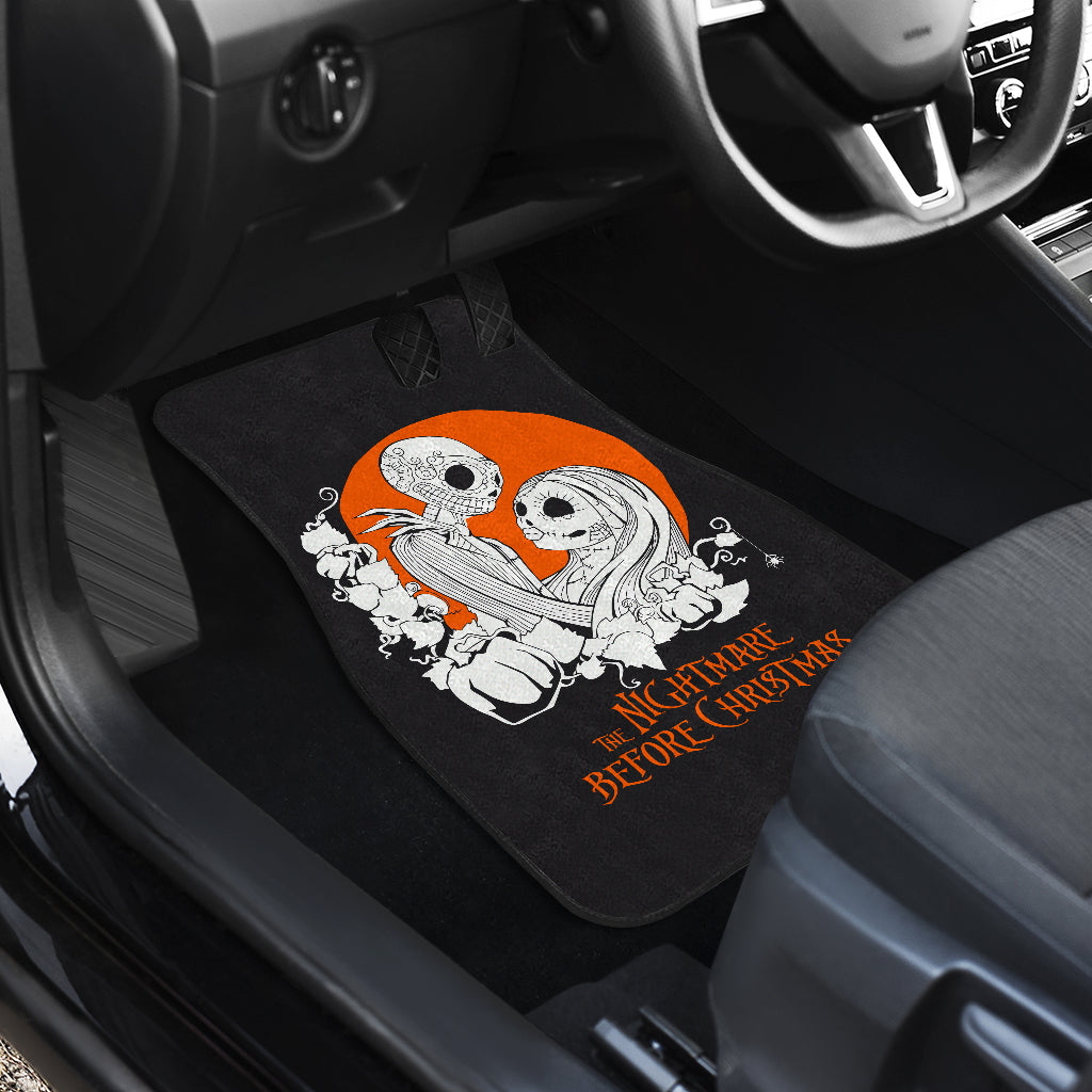 Nightmare Before Christmas Cartoon Car Floor Mats Jack Skellington