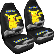 Load image into Gallery viewer, Pikachu Red Seat Covers Pokemon Anime Car Seat Covers Ci102703