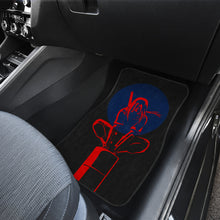 Load image into Gallery viewer, Naruto Anime Car Floor Mats - Uchiha Itachi Sitting Minimalist Red Artwork Car Mats Ci101603
