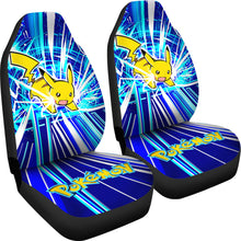 Load image into Gallery viewer, Pikachu Pokemon Car Seat Covers Anime Pokemon Car Accessorries Ci110303