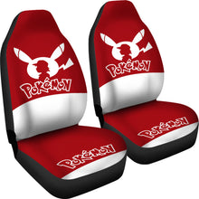 Load image into Gallery viewer, Pikachu Red Seat Covers Pokemon Anime Car Seat Covers Ci102702