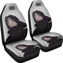 Load image into Gallery viewer, Itachi Akatsuki Red Seat Covers Naruto Anime Car Seat Covers Ci102103
