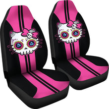 Load image into Gallery viewer, Hello Kitty Halloween Car Seat Covers Kitty Skull Cute Car Acceesories Ci220923-02