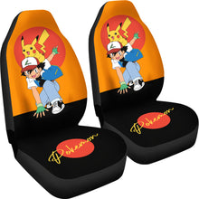 Load image into Gallery viewer, Pikachu Pokemon Seat Covers Pokemon Anime Car Seat Covers Ci102803
