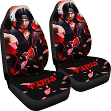 Load image into Gallery viewer, Itachi Akatsuki Red Seat Covers Naruto Anime Car Seat Covers Ci102203