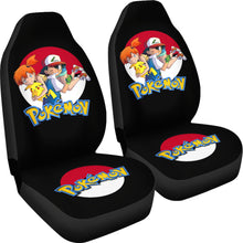Load image into Gallery viewer, Anime Misty Ash Pikachu Pokemon Car Seat Covers Pokemon Car Accessorries Ci111201