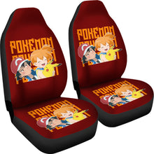 Load image into Gallery viewer, Anime Misty Pikachu Ash Pokemon Car Seat Covers Pokemon Car Accessorries Ci111204