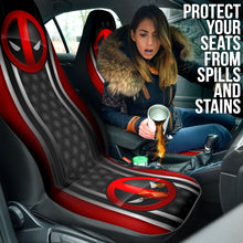 Load image into Gallery viewer, Deadpool Car Seat Covers Glossy Style Car Accessories 211401