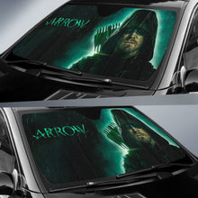Load image into Gallery viewer, Green Arrow Car Sun Shades Amazing Gift Ideas Universal Fit 173905 - CarInspirations