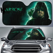 Load image into Gallery viewer, Green Arrow Car Sun Shades Amazing Gift Ideas Universal Fit 173905 - CarInspirations