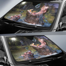 Load image into Gallery viewer, Happy Hippo Anime Car Sun Shade Universal Fit 225311 - CarInspirations