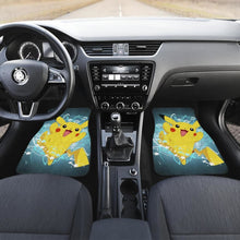Load image into Gallery viewer, Happy Pikachu Car Floor Mats Pokemon Anime Fan Gift H200221 Universal Fit 225311 - CarInspirations