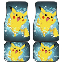 Load image into Gallery viewer, Happy Pikachu Car Floor Mats Pokemon Anime Fan Gift H200221 Universal Fit 225311 - CarInspirations