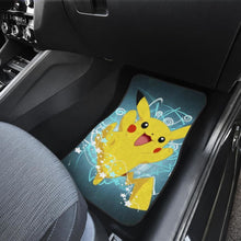 Load image into Gallery viewer, Happy Pikachu Car Floor Mats Pokemon Anime Fan Gift H200221 Universal Fit 225311 - CarInspirations