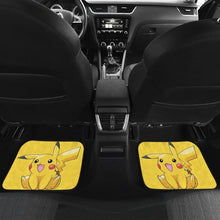 Load image into Gallery viewer, Happy Pikachu Pokemon Anime Fan Gift Car Floor Mats H200221 Universal Fit 225311 - CarInspirations
