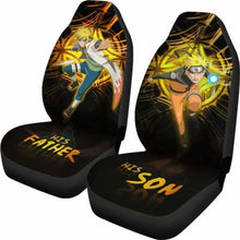 Load image into Gallery viewer, His Father His Son Naruto Minato Car Seat Covers Universal Fit 051312 - CarInspirations