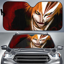 Load image into Gallery viewer, Ichigo Kurosaki Art Car Sun Shades Bleach Manga Fan Gift H051820 Universal Fit 072323 - CarInspirations