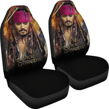 Load image into Gallery viewer, Jack Sparrow Car Seat Covers Pirates Of The Caribbean H042220 Universal Fit 084218 - CarInspirations