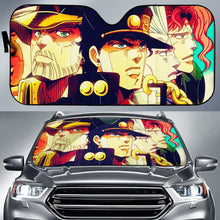 Load image into Gallery viewer, JoJo’s Bizarre Adventure Manga Car Sun Shades Universal Fit 210212 - CarInspirations