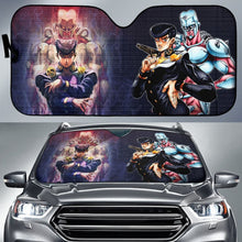 Load image into Gallery viewer, Josuke Car Sun Shades JoJo’s Bizarre Adventure Universal Fit 210212 - CarInspirations