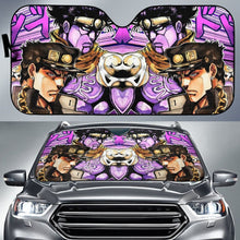 Load image into Gallery viewer, Jotaro Kujo Car Sun Shades JoJo’s Bizarre Adventure Universal Fit 210212 - CarInspirations