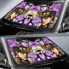Load image into Gallery viewer, Jotaro Kujo Car Sun Shades JoJo’s Bizarre Adventure Universal Fit 210212 - CarInspirations