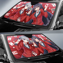 Load image into Gallery viewer, Kakegurui Friend Arrt Anime Fan Gift Car Sun Shades Universal Fit 210212 - CarInspirations