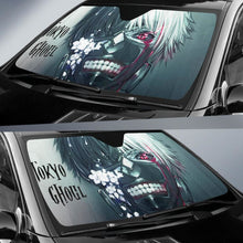 Load image into Gallery viewer, Ken Kaneki Tokyo Ghoul Car Sun Shades Manga Fan Gift H051820 Universal Fit 072323 - CarInspirations