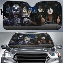 Load image into Gallery viewer, Kiss Band Car Auto Sun Shade Sun Protection Music Fan Gift Universal Fit 174503 - CarInspirations