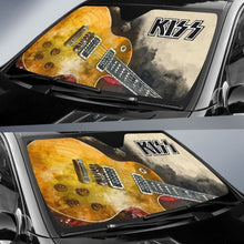 Load image into Gallery viewer, Kiss Car Auto Sun Shade Guitar Rock Band Fan Universal Fit 174503 - CarInspirations