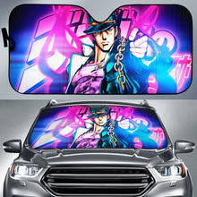 Load image into Gallery viewer, Kujo Jotaro Art Car Sun Shades JoJo’s Bizarre Adventure Universal Fit 210212 - CarInspirations