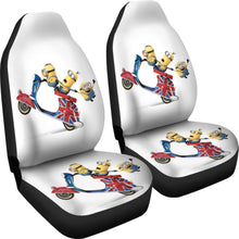 Load image into Gallery viewer, Minion Motobike 2020 Seat Covers Amazing Best Gift Ideas 2020 Universal Fit 090505 - CarInspirations