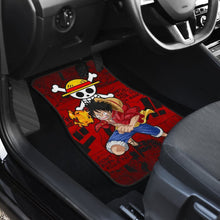 Load image into Gallery viewer, Monkey D. Luffy One Piece Car Floor Mats Manga Mixed Anime Universal Fit 175802 - CarInspirations