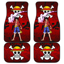 Load image into Gallery viewer, Monkey D. Luffy One Piece Car Floor Mats Manga Mixed Anime Universal Fit 175802 - CarInspirations