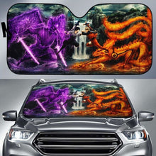 Load image into Gallery viewer, Naruto Vs Sasuke Auto Sun Shades 918b Universal Fit - CarInspirations