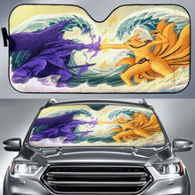 Load image into Gallery viewer, Naruto Vs Sasuke Car Sun Shades 1 918b Universal Fit - CarInspirations