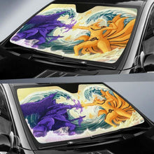 Load image into Gallery viewer, Naruto Vs Sasuke Car Sun Shades 1 918b Universal Fit - CarInspirations