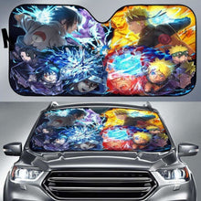Load image into Gallery viewer, Naruto Vs Sasuke Car Sun Shades 918b Universal Fit - CarInspirations