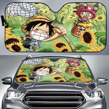 Load image into Gallery viewer, One Peace Funny Car Sun Shade Universal Fit 225311 - CarInspirations
