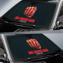 Load image into Gallery viewer, One Punch Man Logo Art Car Sun Shades Anime Fan Gift H051820 Universal Fit 072323 - CarInspirations