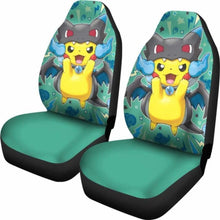 Load image into Gallery viewer, Pikachu Car Seat Covers Universal Fit 051312 - CarInspirations