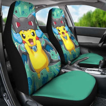 Load image into Gallery viewer, Pikachu Car Seat Covers Universal Fit 051312 - CarInspirations