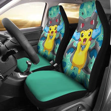 Load image into Gallery viewer, Pikachu Car Seat Covers Universal Fit 051312 - CarInspirations