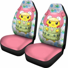 Load image into Gallery viewer, Pikachu Car Seat Covers Universal Fit 051312 - CarInspirations