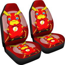 Load image into Gallery viewer, Pikachu Flash Car Seat Covers Pokemon Anime Fan Gift H200221 Universal Fit 225311 - CarInspirations