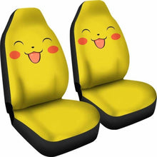Load image into Gallery viewer, Pikachu Pokemon Car Seat Covers Universal Fit 051312 - CarInspirations