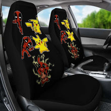 Load image into Gallery viewer, Pikachu X Deadpool Car Seat Covers Universal Fit 051012 - CarInspirations