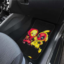 Load image into Gallery viewer, Pikachu X Deadpool Cute Custom Car Floor Mats Universal Fit 051012 - CarInspirations